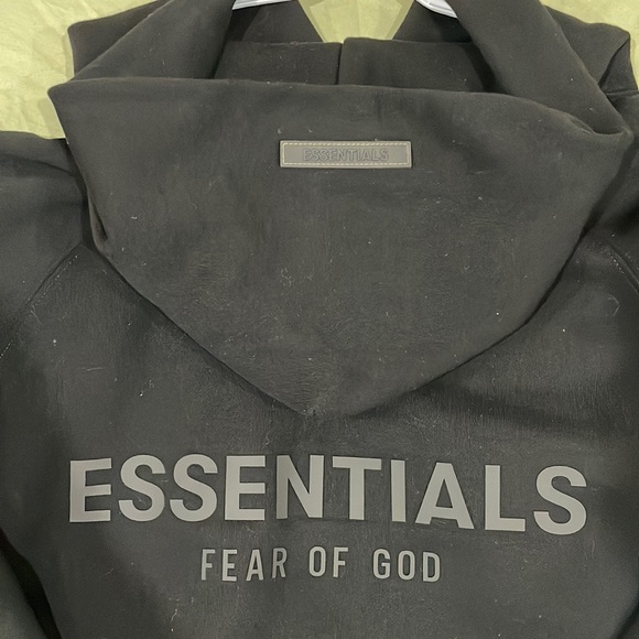 Black essentials hoodie (replica) - Picture 3 of 3